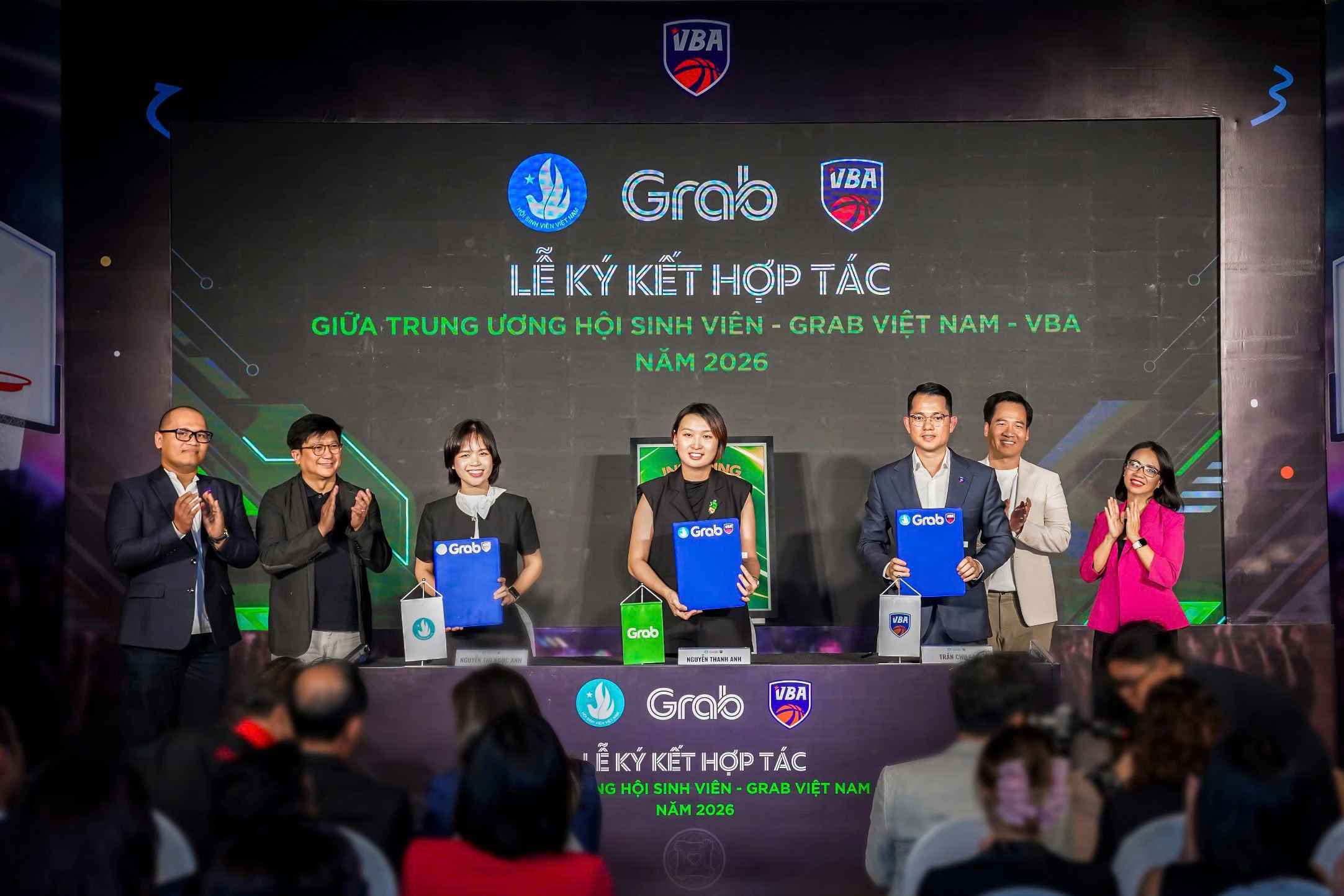 TRUNG ƯƠNG HỘI SINH VIÊN VIỆT NAM, GRAB VÀ VBA HỢP TÁC TIẾP SỨC CHO TÀI NĂNG TRẺ TRÊN HÀNH TRÌNH CHINH PHỤC GIẤC MƠ BÓNG RỔ VIỆT NAM